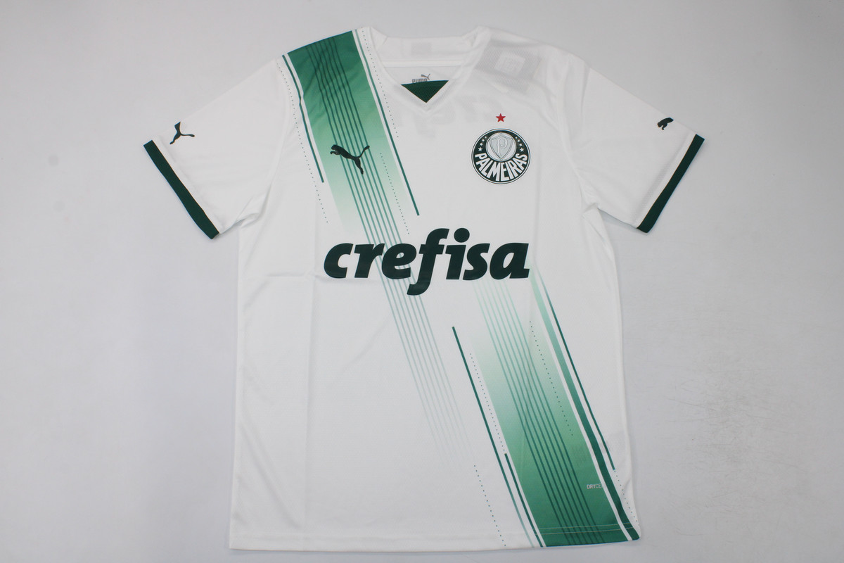 AAA Quality Palmeiras 23/24 Away White Soccer Jersey